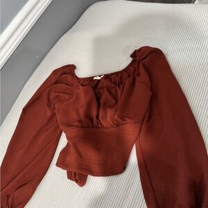 Chic Women's Rust Blouse